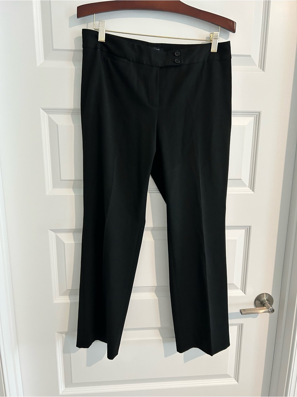 Talbots Signature Straight Leg Career Pants Black Size 10P Petite